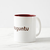 Muguntu Tweekleurige Koffiemok (Voorkant rechts)