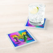 MUGZ GLAZEN ONDERZETTER (Schuin)