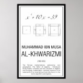 Muhammad Al-Khwarizmi Poster (Voorkant)