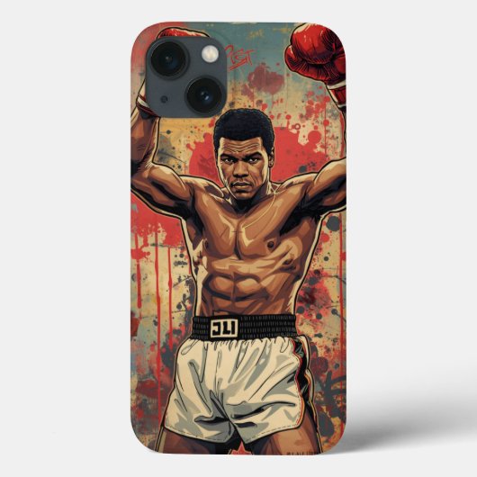 Muhammad Ali: Bokser Legende Overwinnings Poster K Case-Mate iPhone Case (Achterkant)