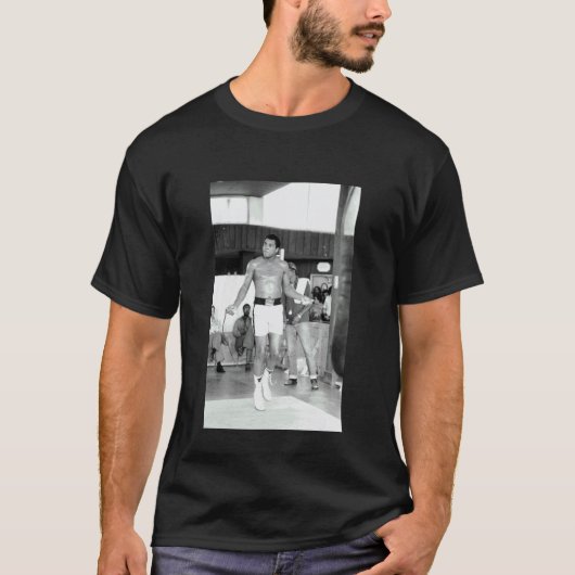 Muhammad Ali Wereldkampioen Bokst Catskill T-shirt (Voorkant)