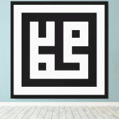 Muhammad Canvas Afdruk (Insitu (Houten vloer))