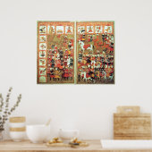 Muhammad Destroming Icons in de Kaaba Poster (Keuken)