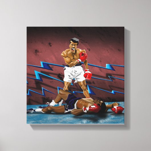 Muhammed Ali Canvas Afdruk (Voorkant)