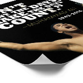 Muhammed Ali Famous inspirerend quote Poster (Hoek)