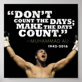 Muhammed Ali Famous inspirerend quote Poster
