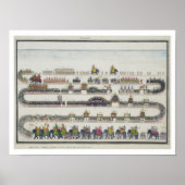 Muharram Ceremony, Faizabad, 1772 uit 'The Gentil' Poster (Voorkant)