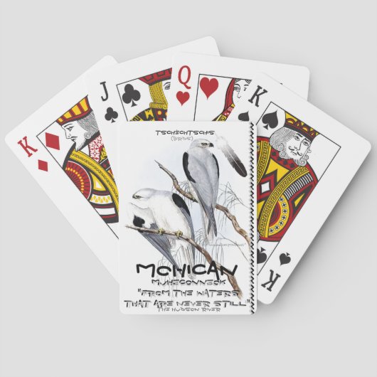 "Muheconneok~ de wateren die nooit meer zijn" Speelkaarten (Achterkant)