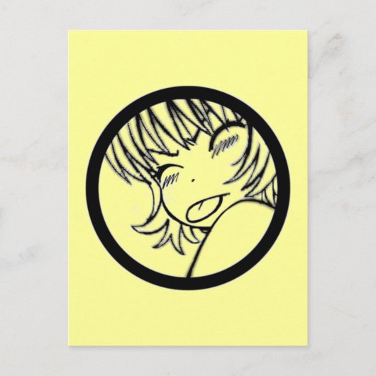 muhh - schattig dier - kawaii >_< briefkaart (Voorkant)