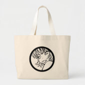 muhh - schattig dier - kawaii >_< grote tote bag (Voorkant)