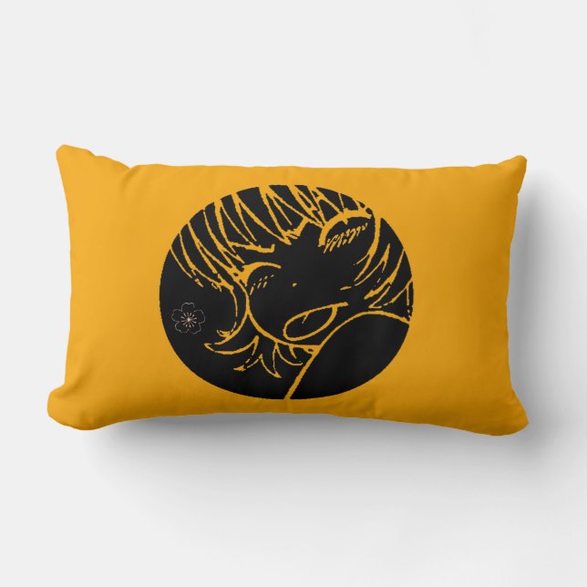 muhh - schattig dier waifu - kawaii >_< sakura kussen (Voorkant)