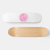 muhh schattige animatie roze skateboard (Horizontaal)