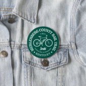 Muhlenberg County Rail Trail (fietsen) Ronde Button 7,6 Cm (In situ)