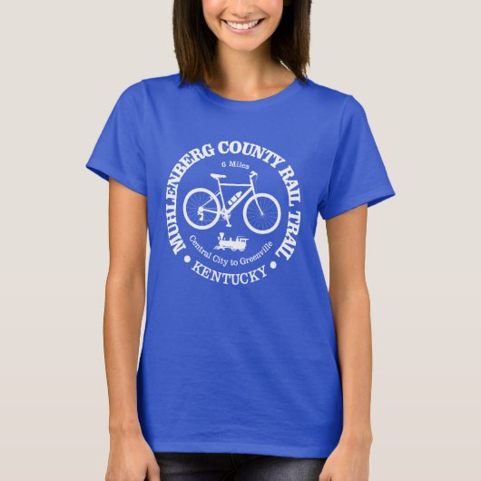 Muhlenberg County Rail Trail (fietsen) T-shirt (Voorkant)