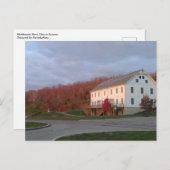 Muhlhauser Barn, Ohio in het najaar Briefkaart (Voorkant / Achterkant)