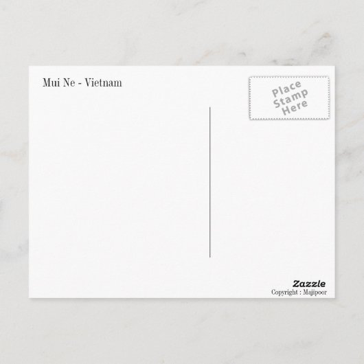 Mui Ne - Vietnam Briefkaart (Achterkant)