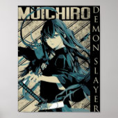MUICHIRO DEMON SLAYER POSTER (Voorkant)