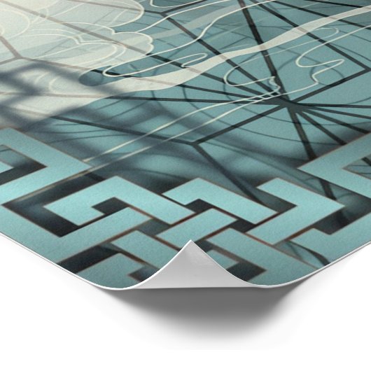 Muichiro Tokito Chibi-Poster Poster (Hoek)