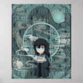 Muichiro Tokito Chibi-Poster Poster (Voorkant)