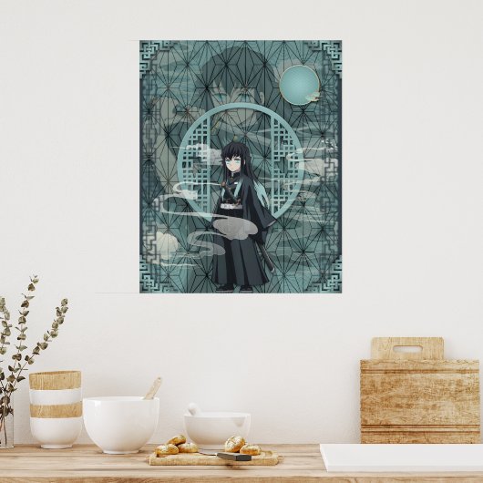 Muichiro Tokito-Poster Poster (Keuken)