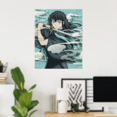 Muichiro Tokito-Poster Poster (Thuiskantoor)
