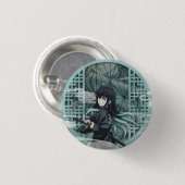 Muichiro Tokito Ronde Button 3,2 Cm (Voorkant /achterkant)