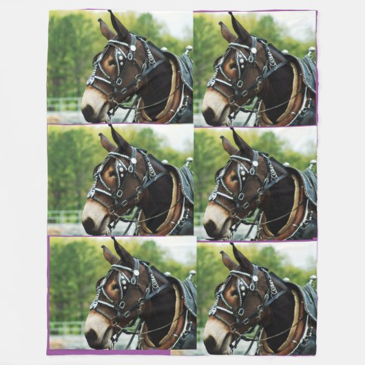 muildagen fleece deken (Voorkant)