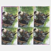 muildagen fleece deken (Voorkant (Horizontaal))