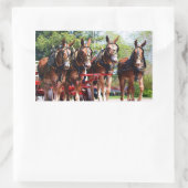 muildagen rechthoekige sticker (Tas)