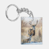 Muildierbok en -geit sleutelhanger (Voorkant Links)