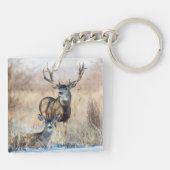 Muildierbok en -geit sleutelhanger (Achterkant)