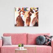 Muilezeldagen in Columbia TN Canvas Afdruk (Insitu (Woonkamer))