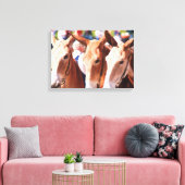 Muilezeldagen in Columbia TN Canvas Afdruk (Insitu (Woonkamer))