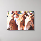 Muilezeldagen in Columbia TN Canvas Afdruk (Voorkant)