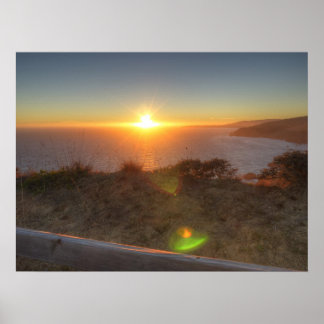 Muir Beach Sunset Poster