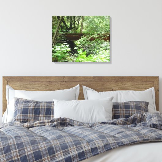 Muir Bossen Bridge I Canvas Afdruk (Insitu (Slaapkamer))