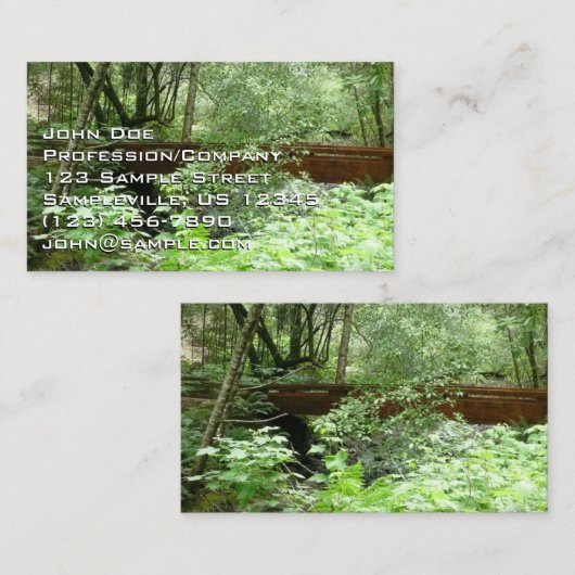 Muir Bossen Bridge I Visitekaartje (Voorkant / Achterkant)