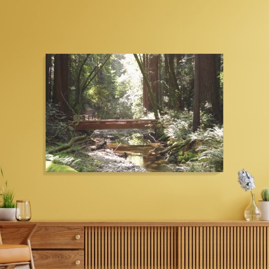 Muir Bossen Bridge II Canvas Afdruk (Insitu (Woonkamer))