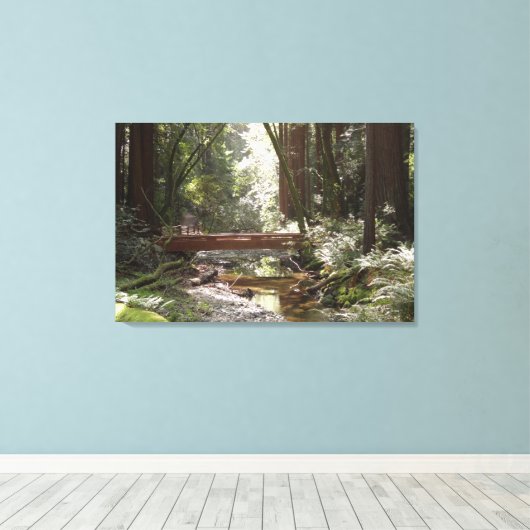 Muir Bossen Bridge II Canvas Afdruk (Insitu (Houten vloer))