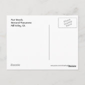 Muir Bossen, Briefkaart (Achterkant)