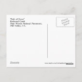 Muir Bossen Briefkaart (Achterkant)