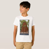 Muir Bossen Nationaal Monument 3 T-shirt (Voorkant volledig)