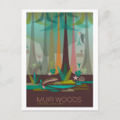 Muir Bossen Nationaal Monument Briefkaart (Voorkant)