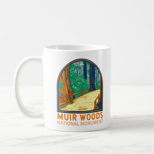Muir Bossen National Monument California Emblem Koffiemok (Links)
