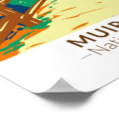 Muir Bossen National Monument California  Poster (Hoek)