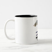 Muir Bossen National Monument map reisposter. Tweekleurige Koffiemok (Links)