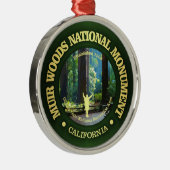 Muir Bossen National Monument Metalen Ornament (Rechts)