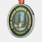 Muir Bossen National Monument Metalen Ornament (Links)