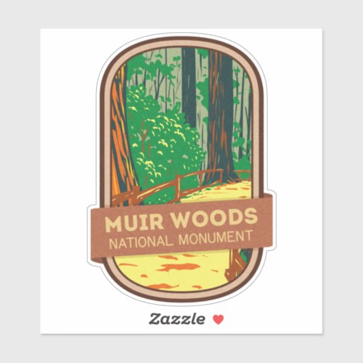 Muir Bossen National Monument Sticker (Vel)