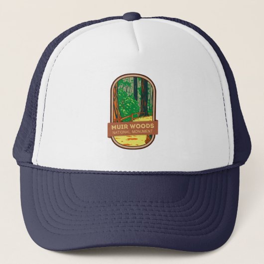 Muir Bossen National Monument Trucker Pet (Voorkant)